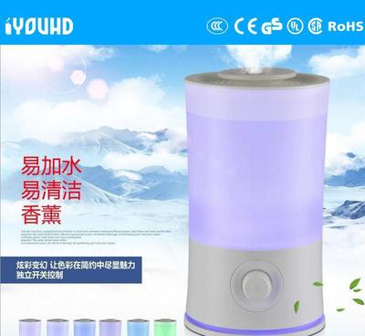 新款3升家用上加水香熏凈化機(jī) 超靜音加濕與彩燈制造的完美結(jié)合